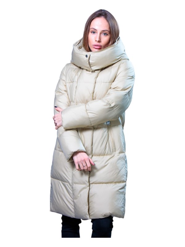 Розпродаж жіночих зимових пуховиків з натуральним чи штучним наповнювачем 36-1227