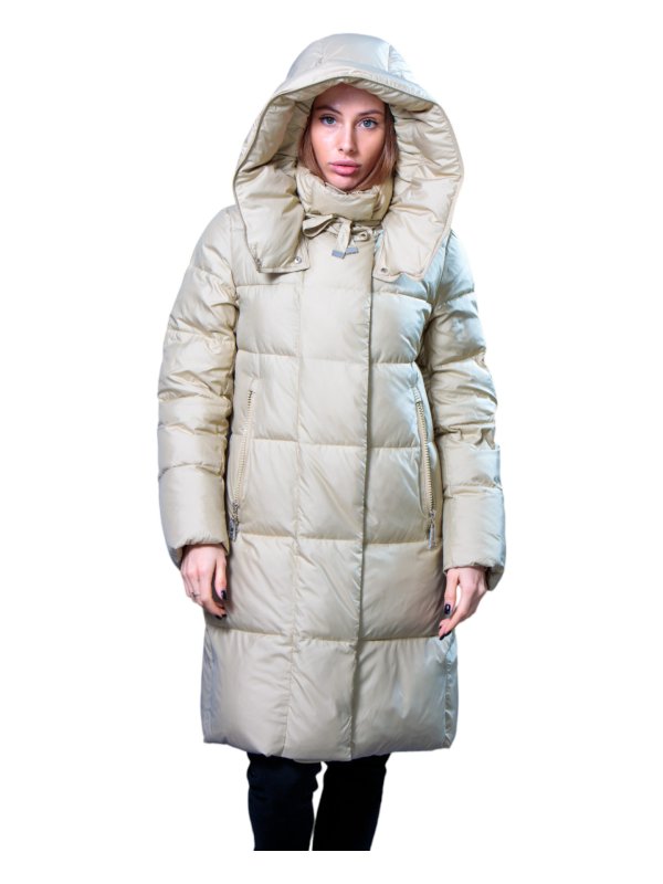 Розпродаж жіночих зимових пуховиків з натуральним чи штучним наповнювачем 36-1227