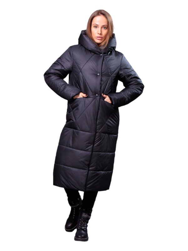 Розпродаж жіночих зимових пуховиків з натуральним чи штучним наповнювачем 36-1308