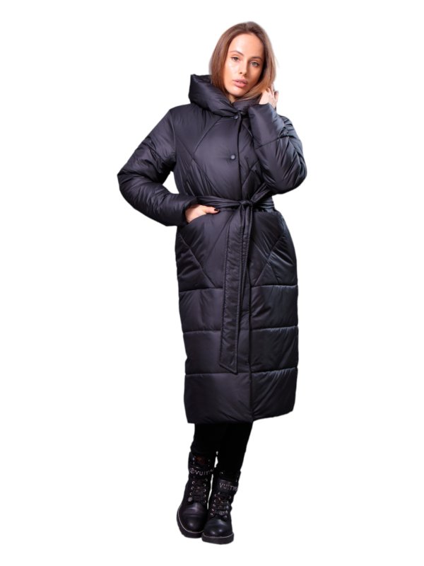 Розпродаж жіночих зимових пуховиків з натуральним чи штучним наповнювачем 36-1308