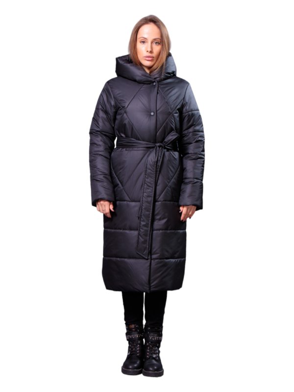 Розпродаж жіночих зимових пуховиків з натуральним чи штучним наповнювачем 36-1308