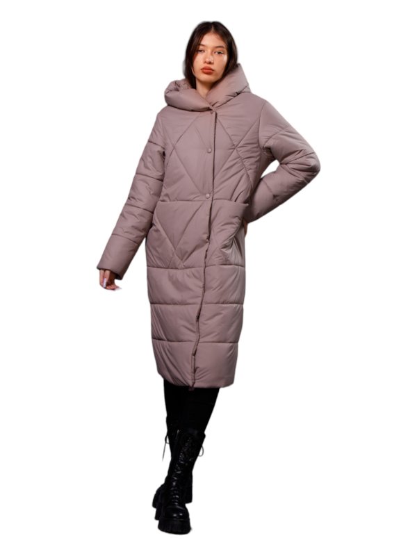 Распродажа женских зимних пуховиков с натуральным или искусственным наполнителем 36-1312