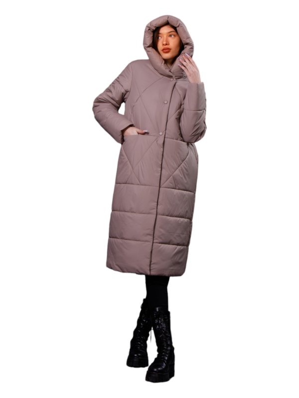 Распродажа женских зимних пуховиков с натуральным или искусственным наполнителем 36-1312