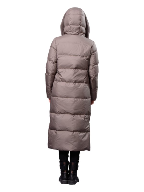 Жіночий зимовий пуховик з натуральним або штучним наповнювачем 36-1277