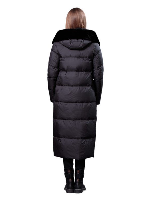 Жіночий зимовий пуховик з натуральним або штучним наповнювачем 36-1273