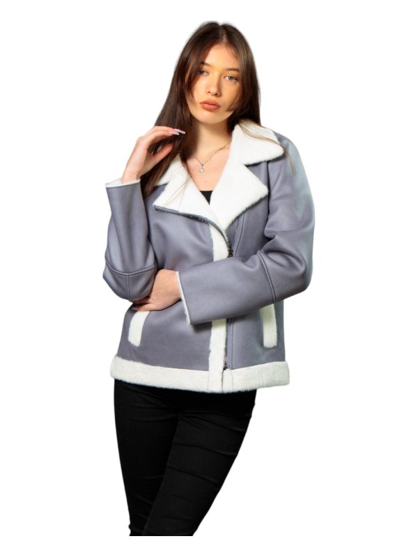 Куртка жіноча демісезонна з еко-шкіри 47-61