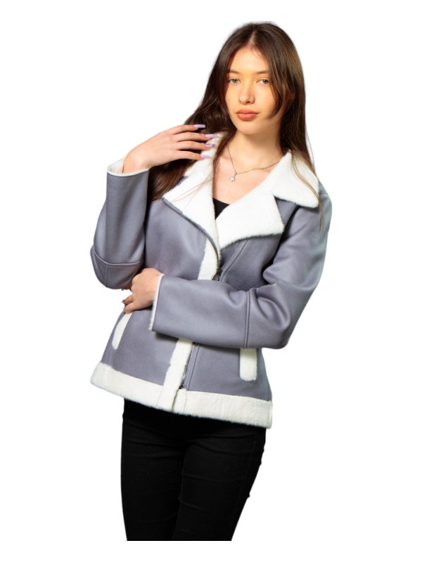 Куртка жіноча демісезонна з еко-шкіри 47-61