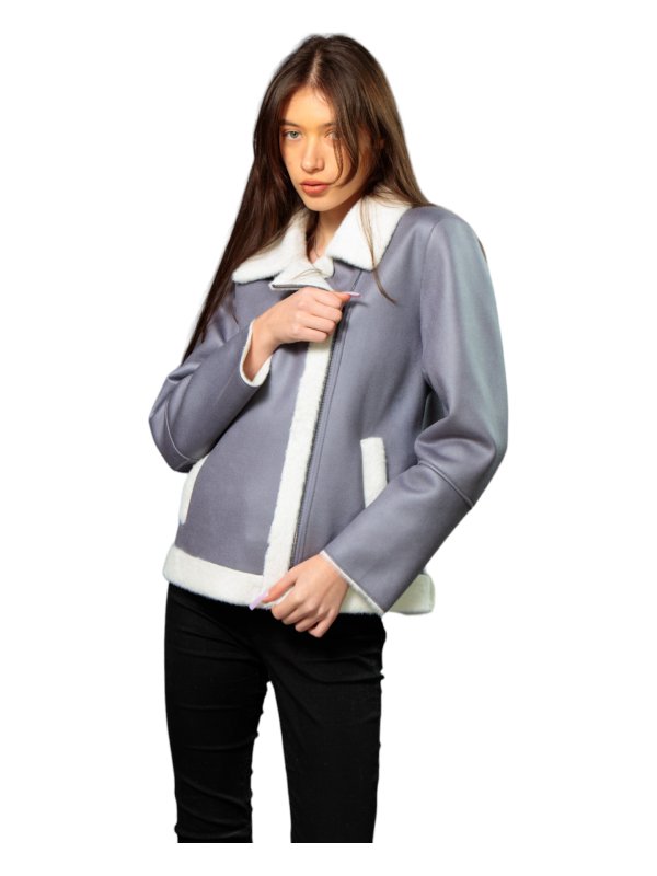 Куртка жіноча демісезонна з еко-шкіри 47-61