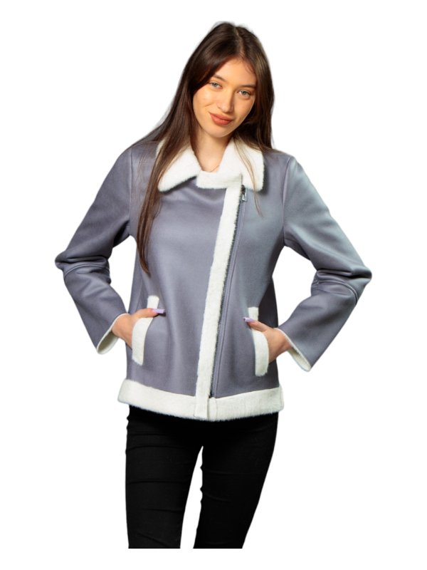 Куртка жіноча демісезонна з еко-шкіри 47-61