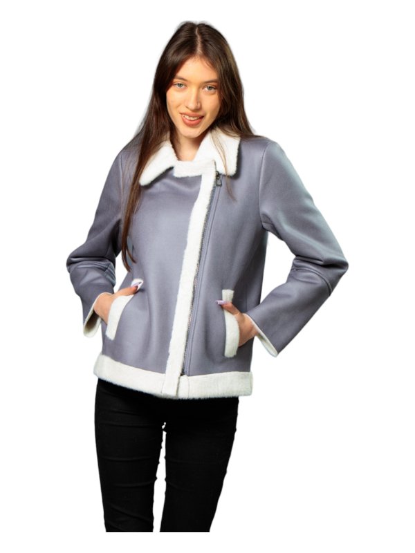 Куртка жіноча демісезонна з еко-шкіри 47-61