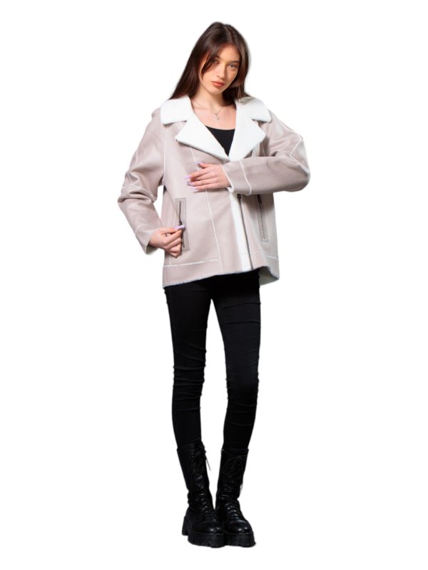 Куртка жіноча демісезонна з еко-шкіри 47-47