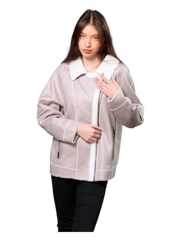 Куртка жіноча демісезонна з еко-шкіри 47-47