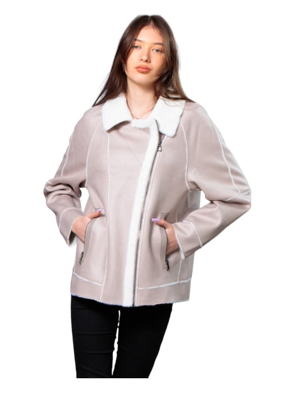 Куртка жіноча демісезонна з еко-шкіри 47-47