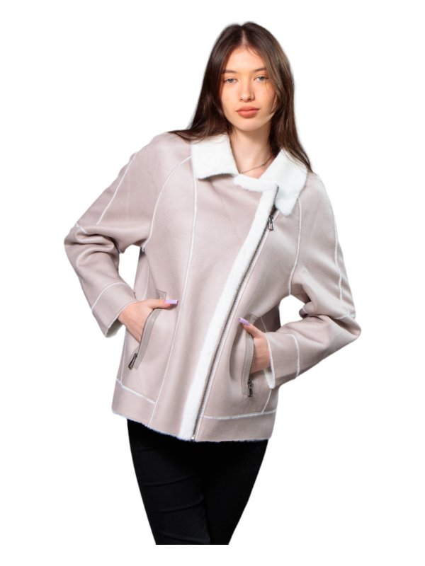 Куртка жіноча демісезонна з еко-шкіри 47-47