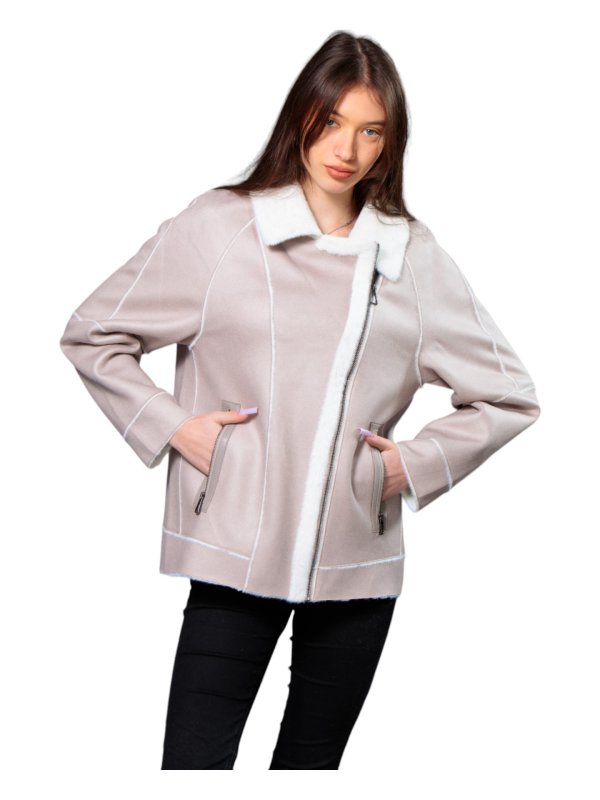 Куртка жіноча демісезонна з еко-шкіри 47-47