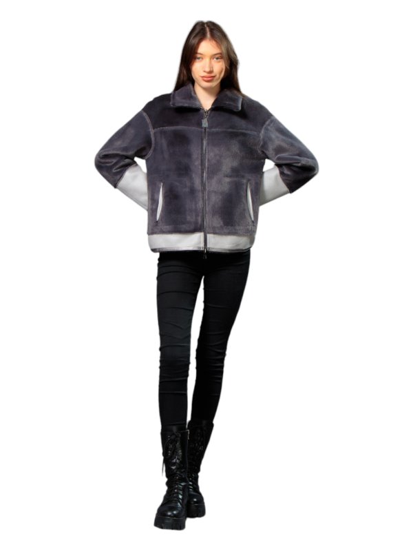 Куртка жіноча демісезонна з еко-шкіри 47-43