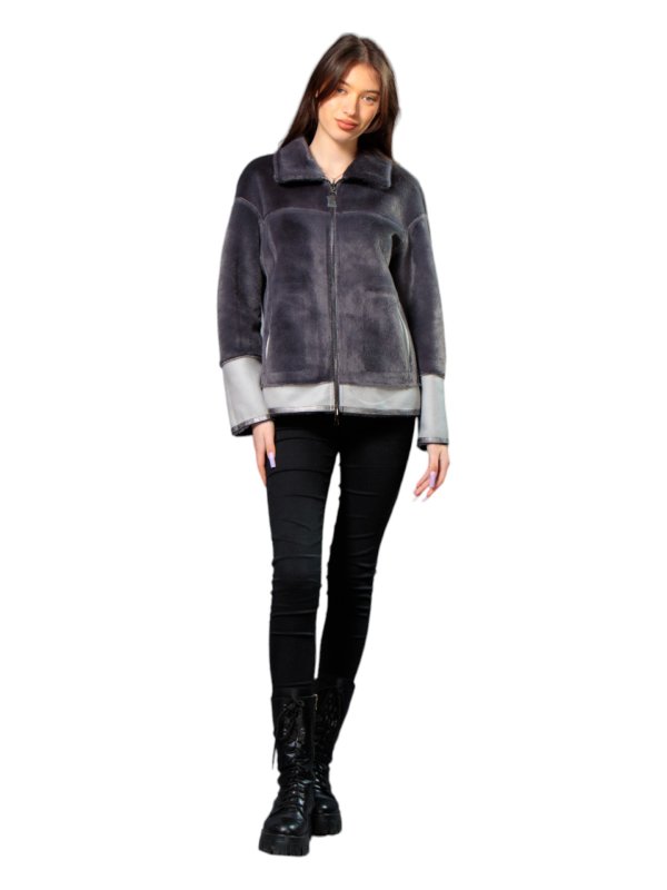 Куртка жіноча демісезонна з еко-шкіри 47-43