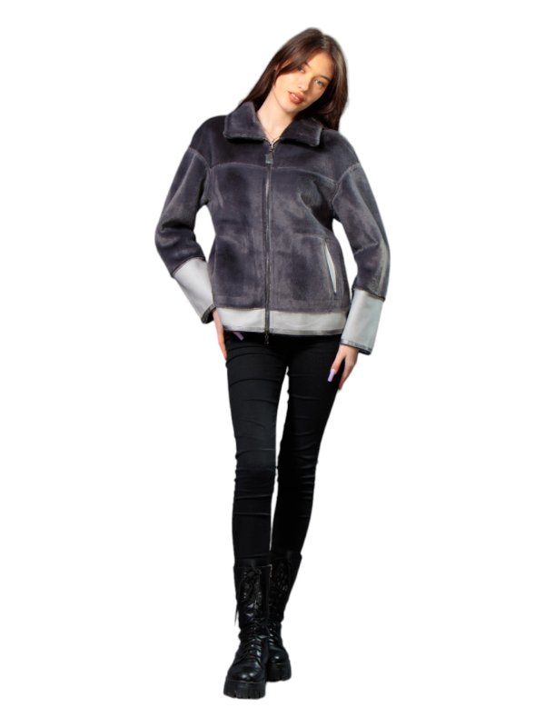 Куртка жіноча демісезонна з еко-шкіри 47-43