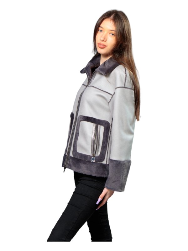 Куртка жіноча демісезонна з еко-шкіри 47-43