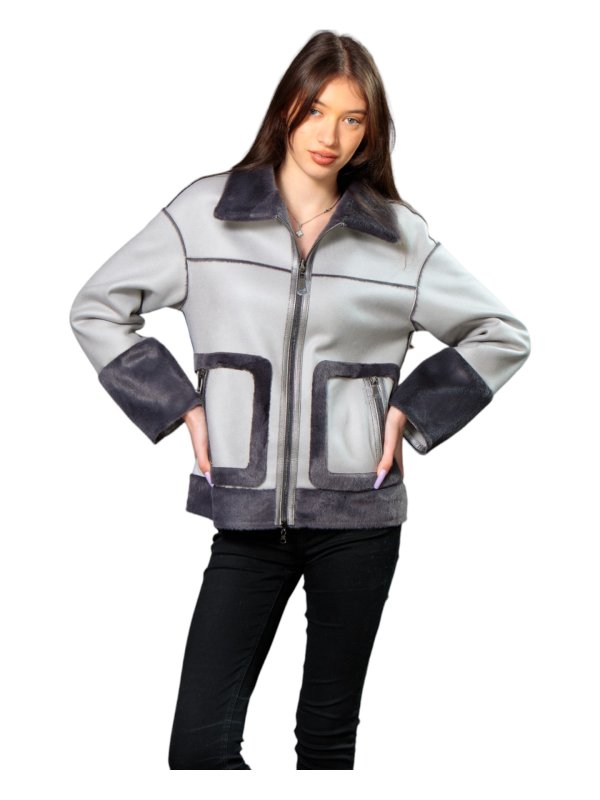 Куртка жіноча демісезонна з еко-шкіри 47-43