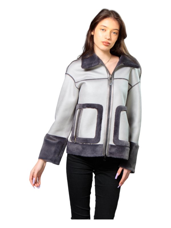 Куртка жіноча демісезонна з еко-шкіри 47-43