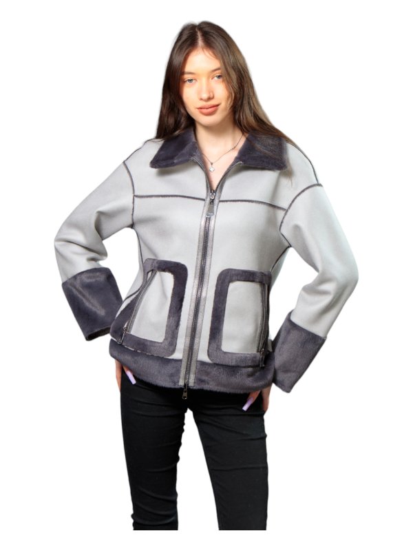 Куртка жіноча демісезонна з еко-шкіри 47-43