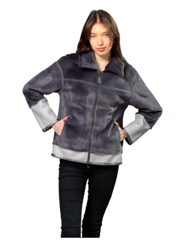 Куртка жіноча демісезонна з еко-шкіри 47-43