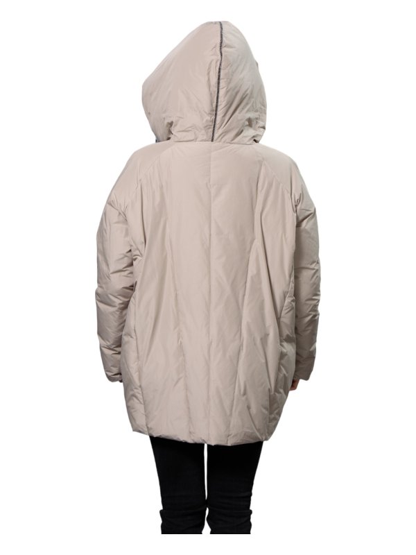 Жіночий зимовий пуховик з натуральним або штучним наповнювачем 36-1324