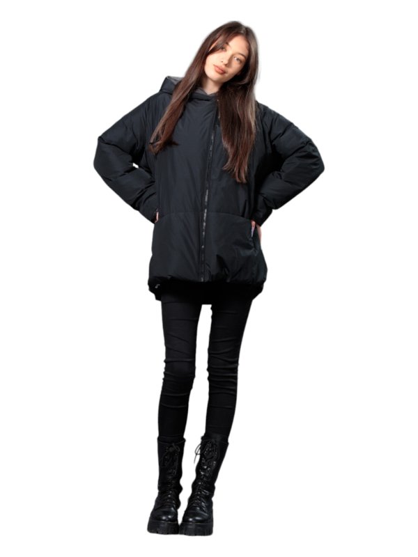 Жіночий зимовий пуховик з натуральним або штучним наповнювачем 36-1359