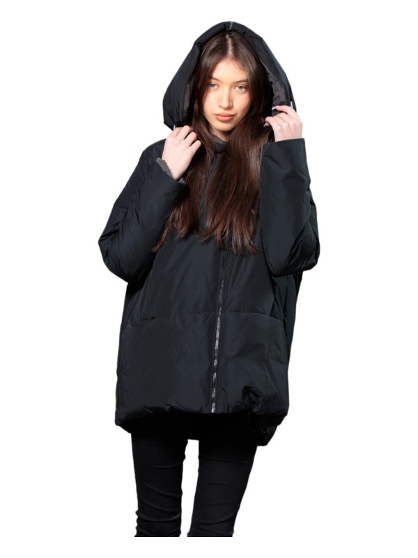 Жіночий зимовий пуховик з натуральним або штучним наповнювачем 36-1359