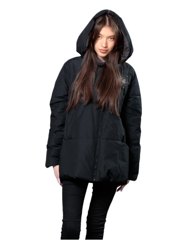Жіночий зимовий пуховик з натуральним або штучним наповнювачем 36-1359