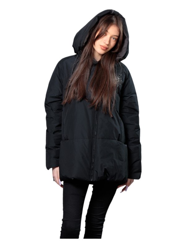 Жіночий зимовий пуховик з натуральним або штучним наповнювачем 36-1359