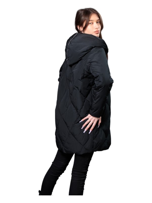 Женский зимний пуховик с натуральным или искусственным наполнителем 36-1241