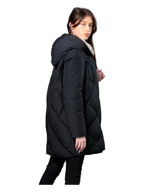 Женский зимний пуховик с натуральным или искусственным наполнителем 36-1241