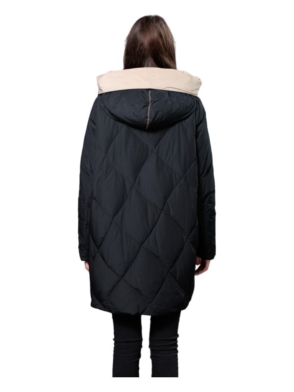 Женский зимний пуховик с натуральным или искусственным наполнителем 36-1241