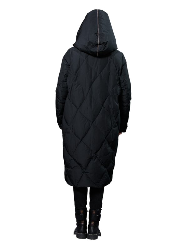 Жіночий зимовий пуховик з натуральним або штучним наповнювачем 36-1426