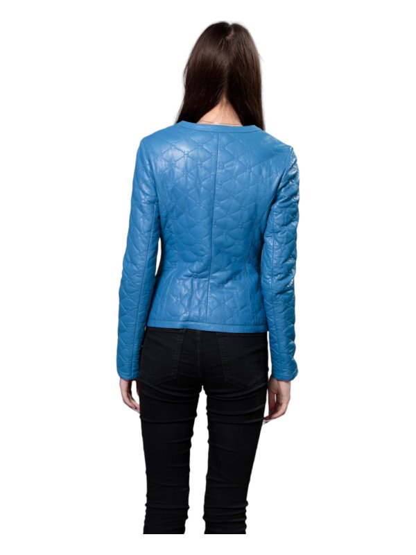 Жіноча шкіряна куртка зі знижкою 18-9632