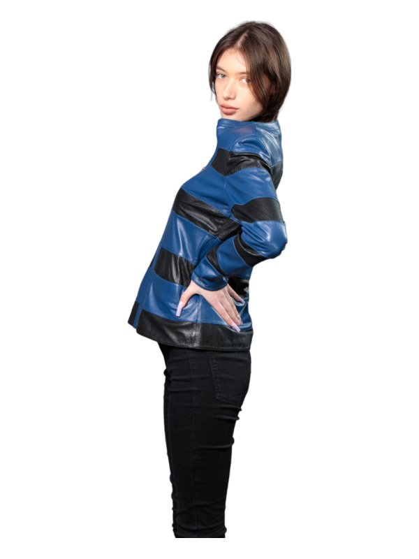 Жіноча шкіряна куртка зі знижкою 18-9618