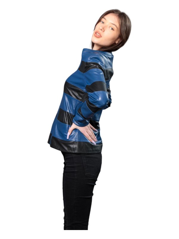 Жіноча шкіряна куртка зі знижкою 18-9618