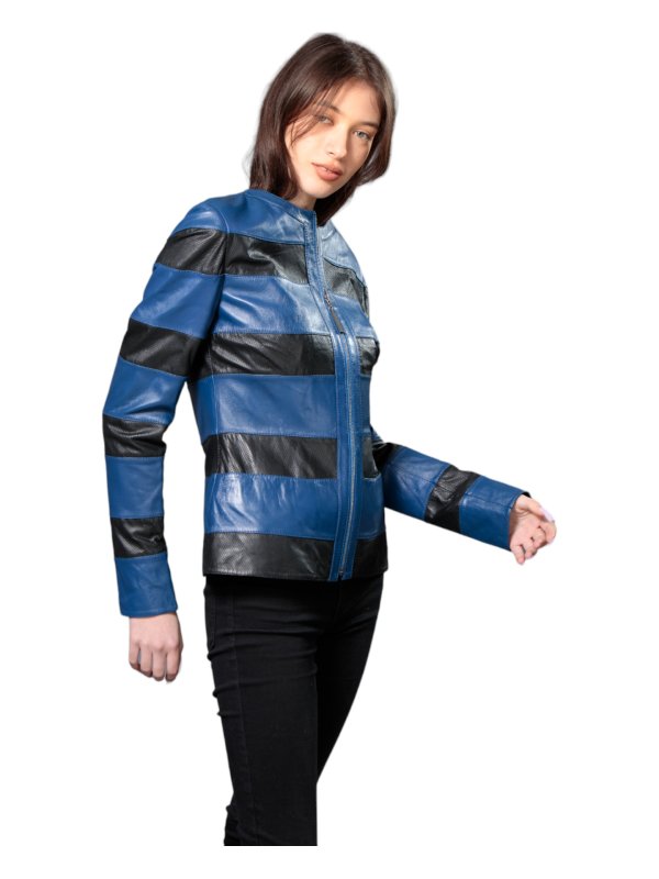 Жіноча шкіряна куртка зі знижкою 18-9618