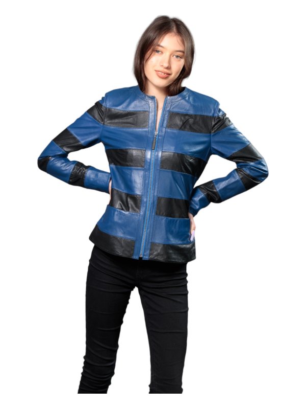 Жіноча шкіряна куртка зі знижкою 18-9618