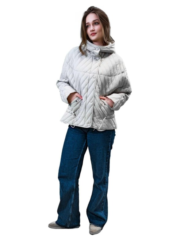 Куртка женская текстильная демисезонная 27-688