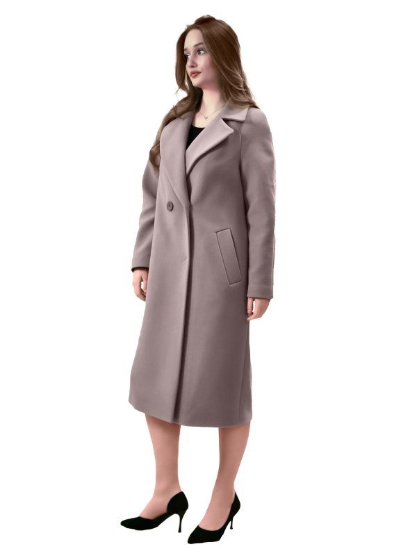 Пальто жіноче демісезонне 12-1039