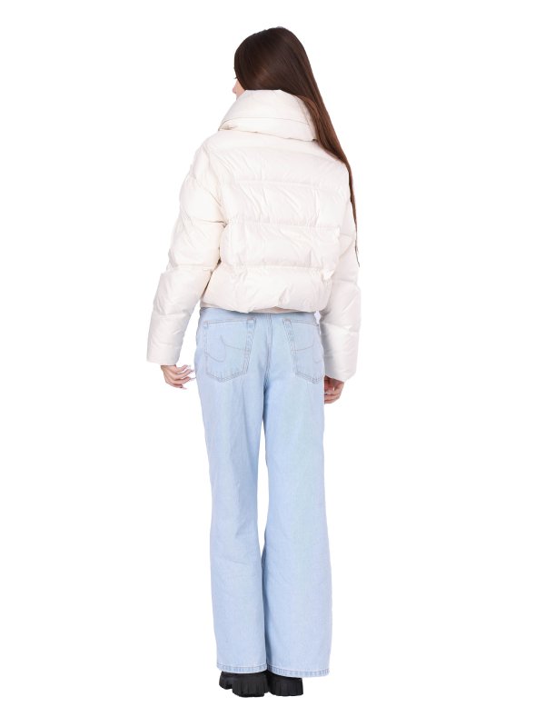 Жіночий зимовий пуховик з натуральним або штучним наповнювачем 36-1379