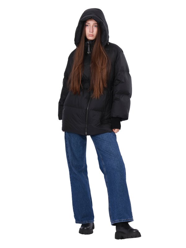 Жіночий зимовий пуховик з натуральним або штучним наповнювачем 36-1408