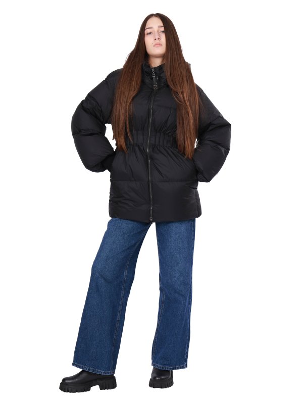 Жіночий зимовий пуховик з натуральним або штучним наповнювачем 36-1408