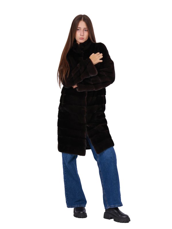 Жіноча норкова шуба 24-2073