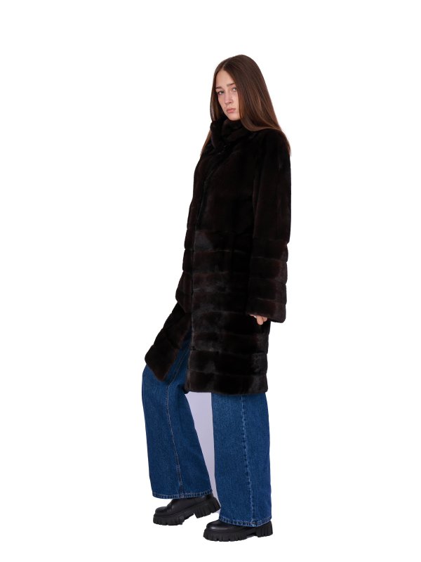 Жіноча норкова шуба 24-2073