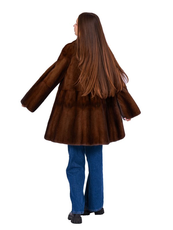 Жіноча норкова шуба 24-2122