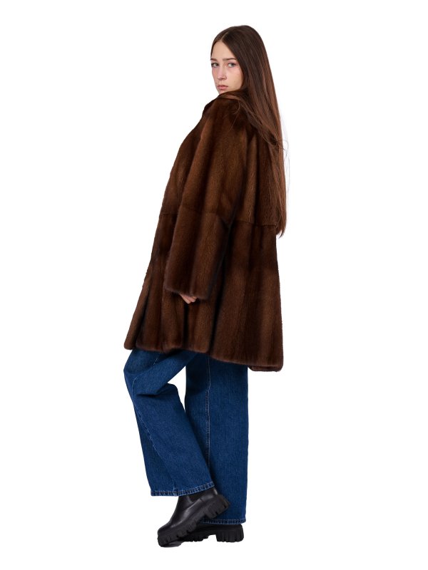 Жіноча норкова шуба 24-2122